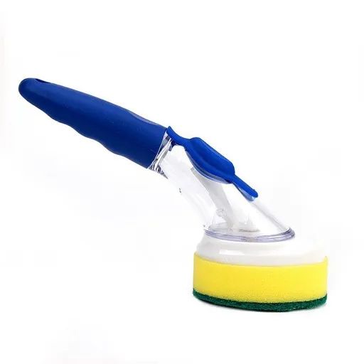 Non Scratch Dishwand Refills , Heavy Duty Dish Wand Replacement Sponge Heads Set, Soap Control Dispenser Scrubbers