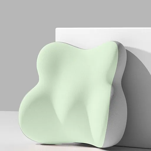 Puffy Regular Lumbar Pillow, Fresh Green