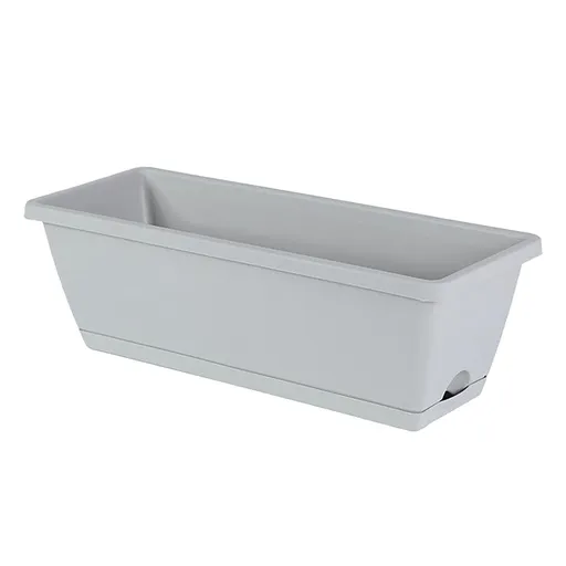 Plastic Vegetable Containers- Balcony Flower Planter, Suitable for Home Gardening Vegetable Growing Containers 16.9×7.5 in Black