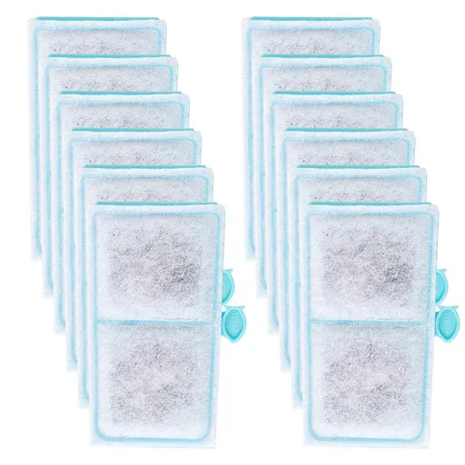 10 Pack Filter Cartridges , Small Aquarium Fish Tank Replacement Filter Cartridges Compatible Internal Power Filter and Aquarium