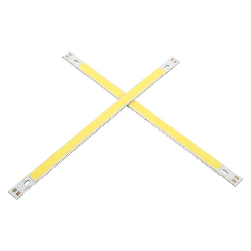 2pcs 10W COB LED Strip Lights Bulb Lamp 12-14V 1000LM for DIY 200x10MM White