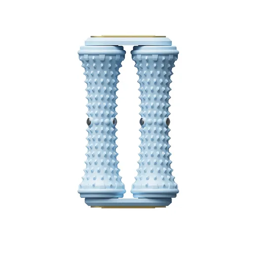 Blue Ergonomic Dual Foot Massage Roller - Deep Tissue Relief for Plantar Fasciitis, Arch Pain & Tired Feet