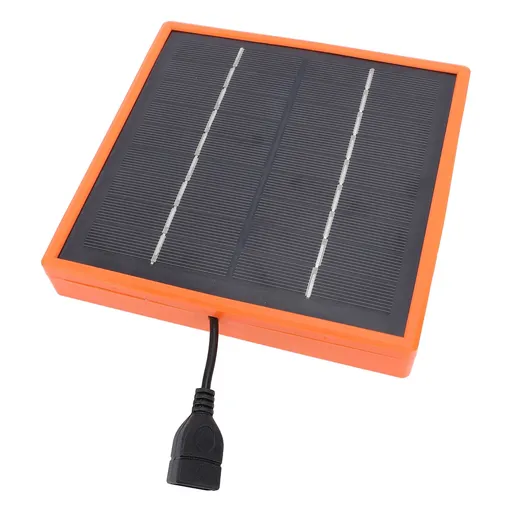 Solar Panel Charger 10W 5V USB Port Portable Monocrystalline Silicon Solar Phone Charger for Hiking Camping Travel