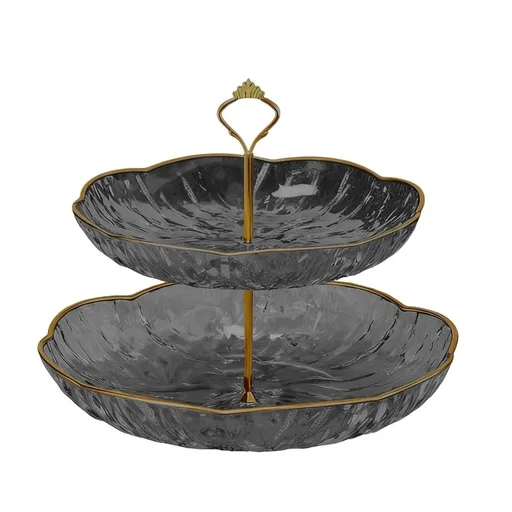 2 Tier Cupcake Stand, Acrylic Round Cake Stand, Dessert Tower Tea Party Serving Platter, Cupcake Tree Wedding Party Décor