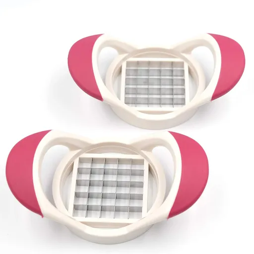 2 PCS Use Both Hands to Assist The use of Potato shredding Machine to Cut Fries Set French Fries shredding Set Slicer Making Tool