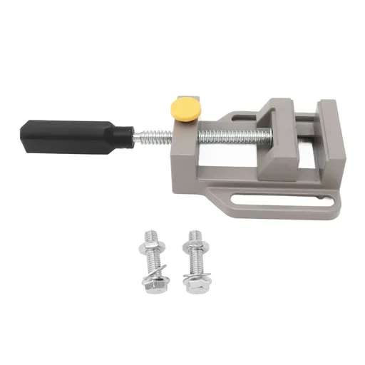 Small Drill Press Vise Aluminum Alloy Quick Release Woodworking Vise for DIY Carving Drilling Machine Tool