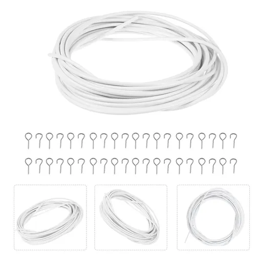 Accessories White Steel 1Pcs for Business Owners Window Covering