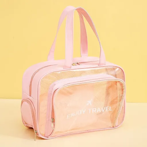 Waterproof Storage Bag, Pink has Shoe Compartment