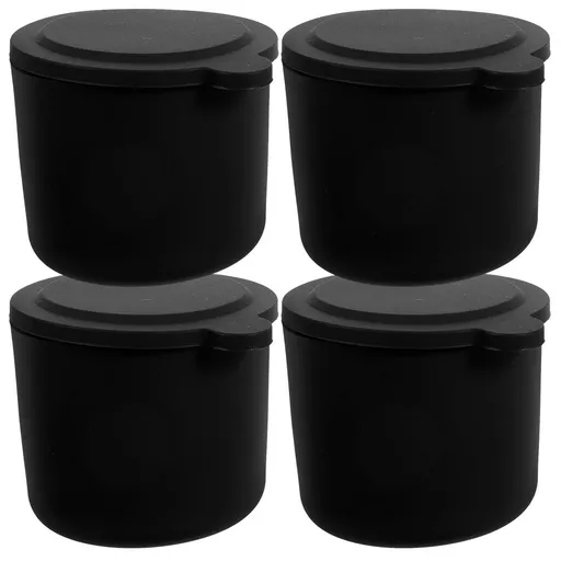 4pcs Ice Cream Containers with Lids - Portable Household Dessert Molds, Compatible with Kitchenaid Mixer Attachments for Easy Serving