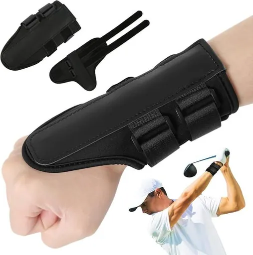 Golf Swing Alignment Brace, Comfortable Neoprene Wrist Training Aid for Swing Mechanics & Posture Correction, for Golf Beginners