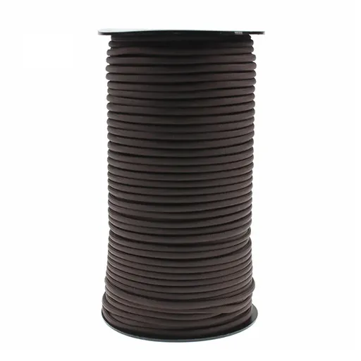 100m Paracord Outdoor Camping Binding Braided Rope Survival Gear Hiking Rope - Brown