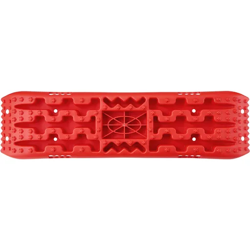 2PCS Traction Boards with PP for Mud Snow Sand Storage Bag Long Red