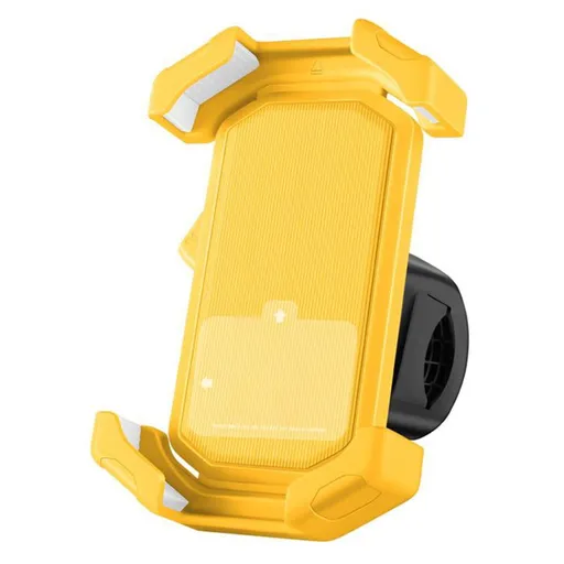 Adjustable Motorcycle Phone Holder With Silicone Protection For Secure Locking, for Vehicle Maintenance and Replacement, Yellow