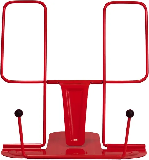 File Sorters Portable Book Holder Adjustable Reading Rest Recipe Cookbook Stand Cell Phone Stand for Cookbook Textbook Tablet Holder ( Red)