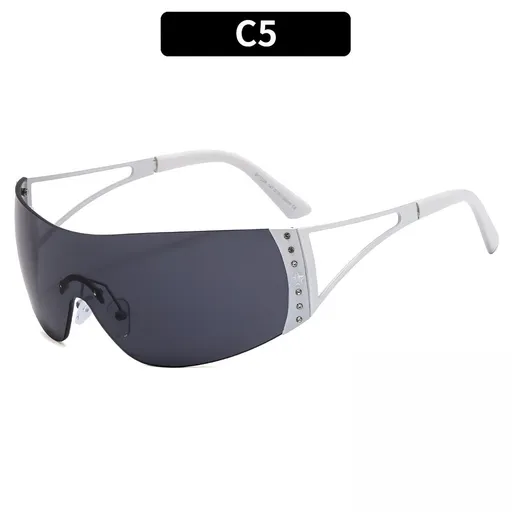 Oversized Wrap Around Sunglasses for Women Retro Trendy Classical Vintage Gradient Lens Sun Glasses