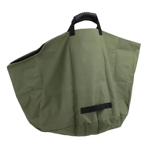 Fallen Leaf Storage Bag with Rubber Handles PVC Elastic Frame Heavy Duty Garden Waste Bag 33 Gallons High Capacity Green