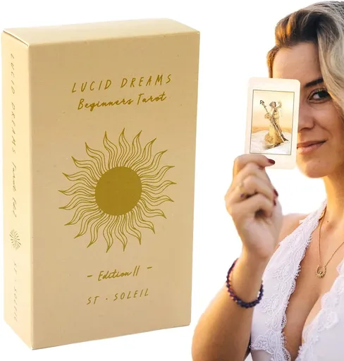 Tarot Deck Cards for Beginners for Young Kids | 78 Tarot Cards Set Gift for Tarot Lovers (Size - 10.3 * 7 * 2.5cm)
