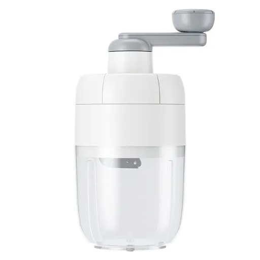QUAN Hand-cranked Shaver Ice and Snow Cone Machine, Manual Shaved Ice Machine Household Protable Small Slushie Machine