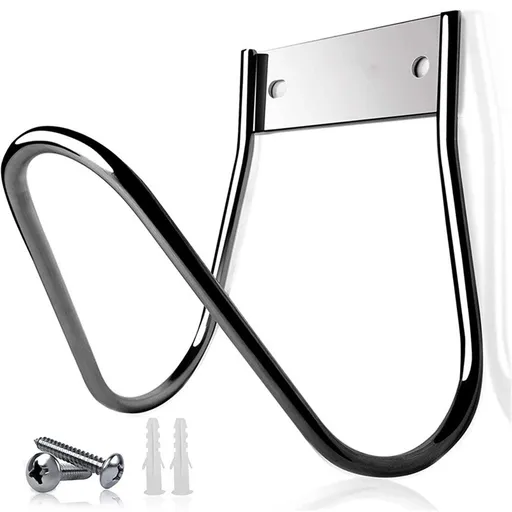 Garden Hose Holder Stainless Steel Small Wall Mount Garden Hose Hook, Ideal for Water, Air, Hydraulic Hose, Ropes, Extension Cords Heavy Duty & Rust Proof