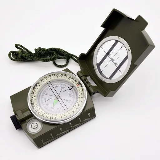 Military Sighting Compass Waterproof for Outdoor Activities Hiking Compass for Survival with– Waterproof Durable and Pocket-Sized