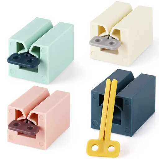 Rolling Toothpaste Squeezer Set of 4 Standing Toothpaste Holder Bathroom Organizer Tube Squeezer Tool for Toothpaste, Ointment