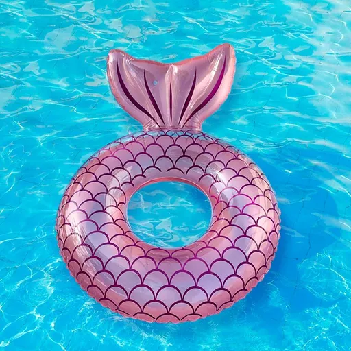 Inflatable Swimming Ring, Children Cute Pool Float Tube Decorations Swim Tubes Outdoor Pool Beach Water Floats Party Kids Floaties