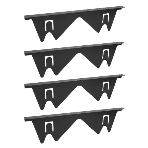 4Pcs Stove Counter Gap Cover Stainless Steel 13.8 to 27.6in Adjustable Length Stove Gap Filler Cover for Kitchen