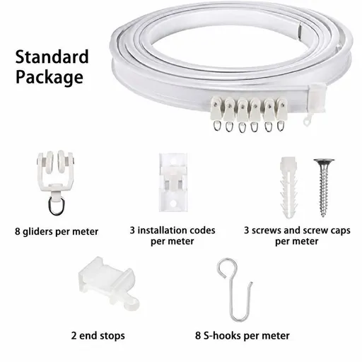 Curtain Track 4M [Including Accessories]