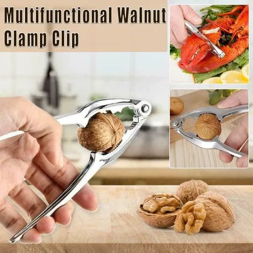 Pecan Nutcracker Clip Opener Tool for Shelling Pecans and Other Nuts Easily