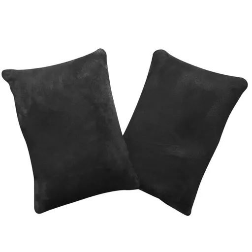2 Pieces Cooling Memory Foam Mini Pillows, Compact Support Cushions for Travel, Naps, Neck, Knees and Lumbar Support, 28 x 18 cm, Sky Blue