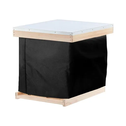 Winter Bee Hive Wrap-Oxford Beehive Winter Protection Cover- Cozy Windproof Warm Bee Hive Insulation Wrap for Most Bee Hive Black