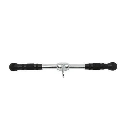 Revolving Straight Bar - Cable Pulley Attachment Curl Bar (1 Piece)