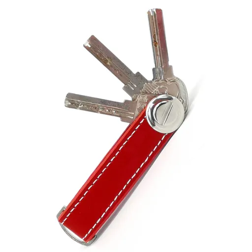 Compact Key Holder - Stylish & Practical Pocket Key Organizer With Secure Locking Mechanism.COMPACT & SECURE (Red)