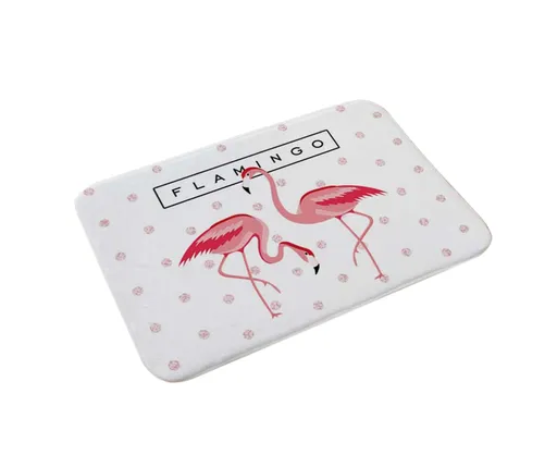 Stylish Flamingo Rug Kitchen Bathroom Anti-slip Doormat Carpet Floor Mat Home Decor