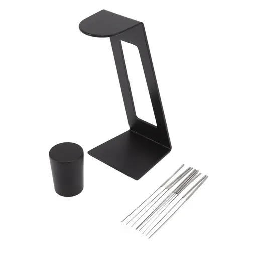 0.4mm Coffee Powder Needle Distributor Magnetic Detachable Coffee Stirrer Distribution Tool for Coffee Shop Black