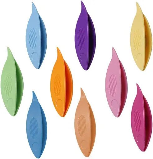 9 Pcs Plastic Tatting Shuttles Waving Knitting Sewing Shuttles Tools Kit for Crafts DIY Lace (Mixed Color) Tatting Kit