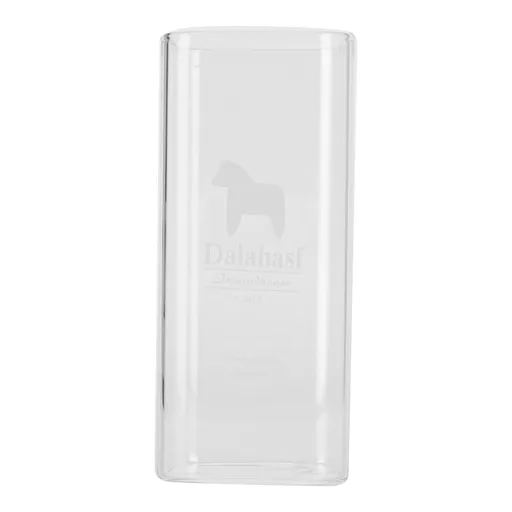 400ml Water Cup Square Heat-Resistant Glass Mug Beverage Milk Breakfast Cup DrinkwareHorse Pattern