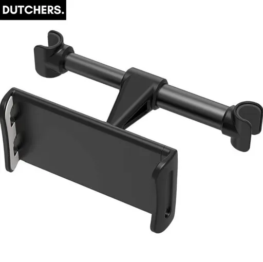 Car Tablet and Phone Holder with 360 Degree Rotation, Adjustable Mount for 11.9 to 27.9 cm Devices for Cars, Trucks and Daily Driving, Black