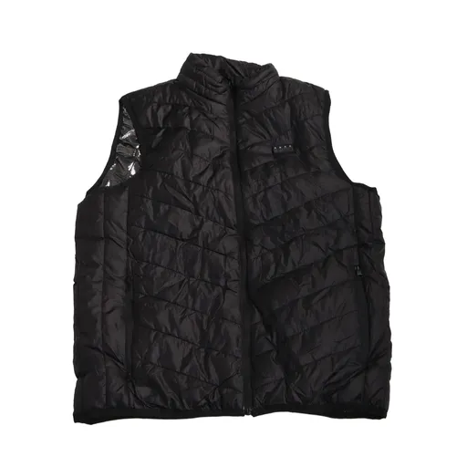 Heated Vest with USB Port Black 4 Control 17 Zone Heating Smart Heating Vest for Outdoor Motorcycle Camping