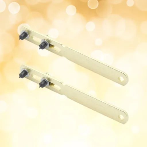 2Pcs Professional Golden Watch Case Opener with 2 Claws for Easy Repair