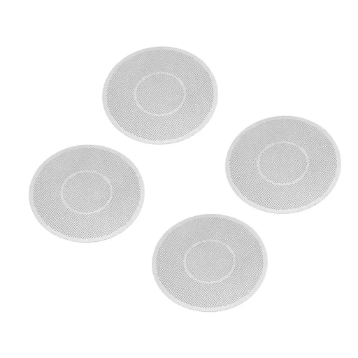 4PCS Coffee Puck Screen 58mm Stainless Steel Round Reusable Coffee Filter Mesh Plate for Portafilter Filter Basket