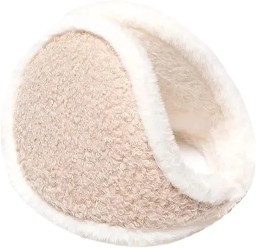 Earmuffs - Windproof and warm earmuffs - Extra thick earmuffs - Winter outdoor essentials (Beige)