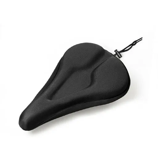 Cycling Seat Cover Silicone Thick Gel Bike Bicycle Saddle Cushion Pad Comfort AU-Black