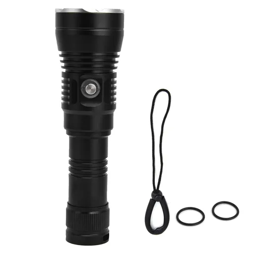 XHP70 3500lm Diving Flashlight Aluminum Alloy Professional 100m IP68 Underwater Flashlight for Diving Fishing