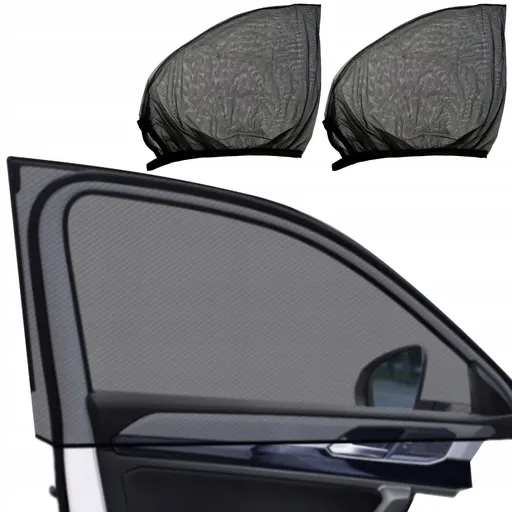 Sturdy Heavy Duty Sunshade / Mosquito Net for Car - Attached over the car door, Made of Nylon, Top Quality, Easy to Use