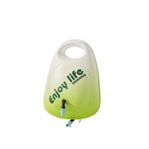 Green Tow Float Swim Buoy with Dry Bag Storage - Inflatable Safety Float, High Visibility Waterproof Storage, Open Water Swimming Pool Ocean Beach Safety