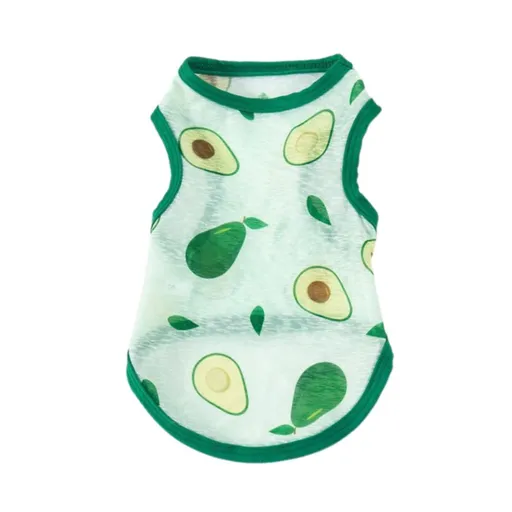 Pet Vest Polyester Summer Dog Cat Clothing Avocado Green 5XL