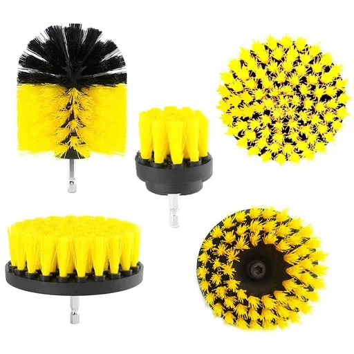 5 PCS Electric Cleaning Machine Brush Head Set Home Kitchen Electric Cleaning Brush Head Set Brush Head Parts Accessories
