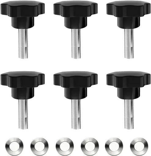 Hardtop Screw Bolt for Jeep Wrangler Hard Top Bolts Hardtop Quick Removal Fastener M8 Screws Replacement for Jeep Wrangler JK JL,Pack of 6