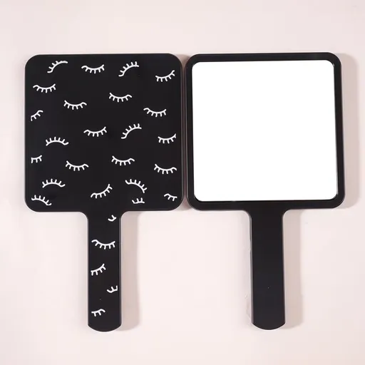 Mini Handheld Lash Mirror for Eyelash Extension -Anti-Fog Beauty Mirror for Lash Application, Inspection-3pcs